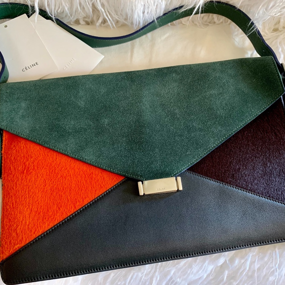 Celine Diamond Clutch